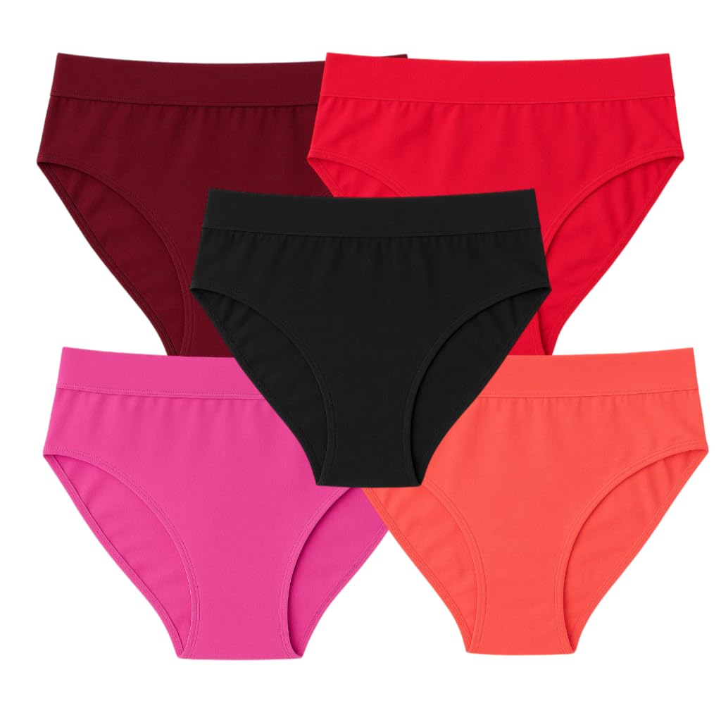 Women Cotton Stretch Panty Combo Pack of 4 | Soft Waist Belt Design | Seamless, Comfortable, Breathable Everyday Innerwear for Ladies-picture-23