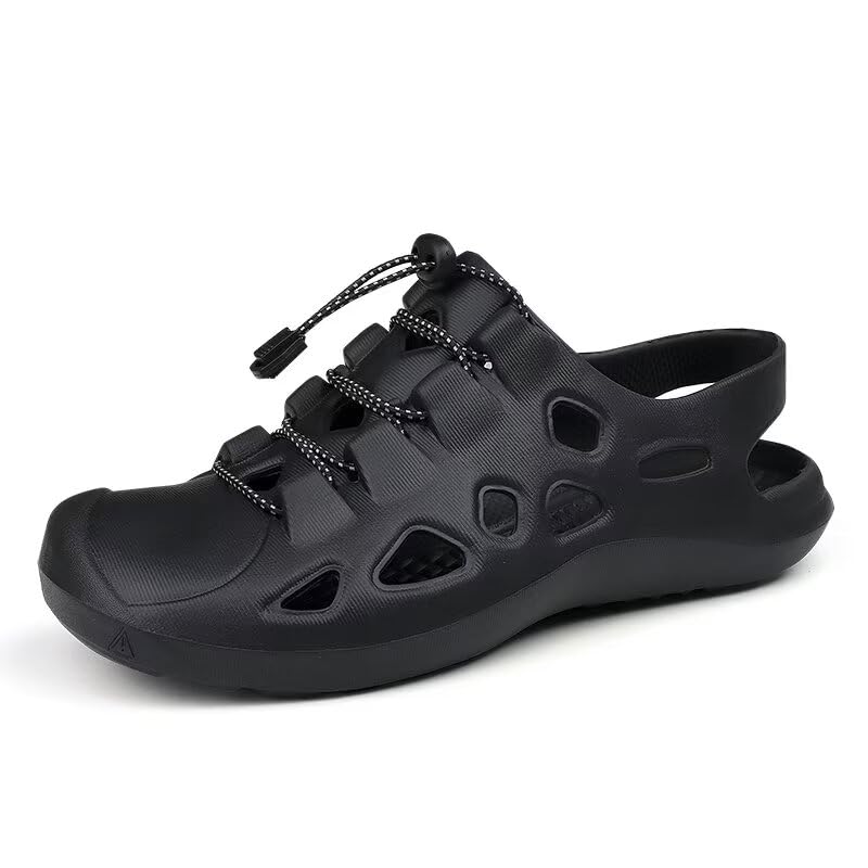 Men Lightweight Closed Toe Soft Sport Sandals for Summer Outdoor Beach Walking