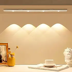 Luz LED Magnética Sem Fio – Ultra Fina, 3 Cores, Sensor de Movimento