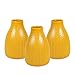Zitronengelbes süßes Dekor Keramikvasen-Set, dekorative Bauernhaus-Herbst-Vase für Wohnzimmer, Esszimmer, Regal, Kücheninsel, Kaminsims, Badezimmer, überdachte Terrasse - strukturiertes