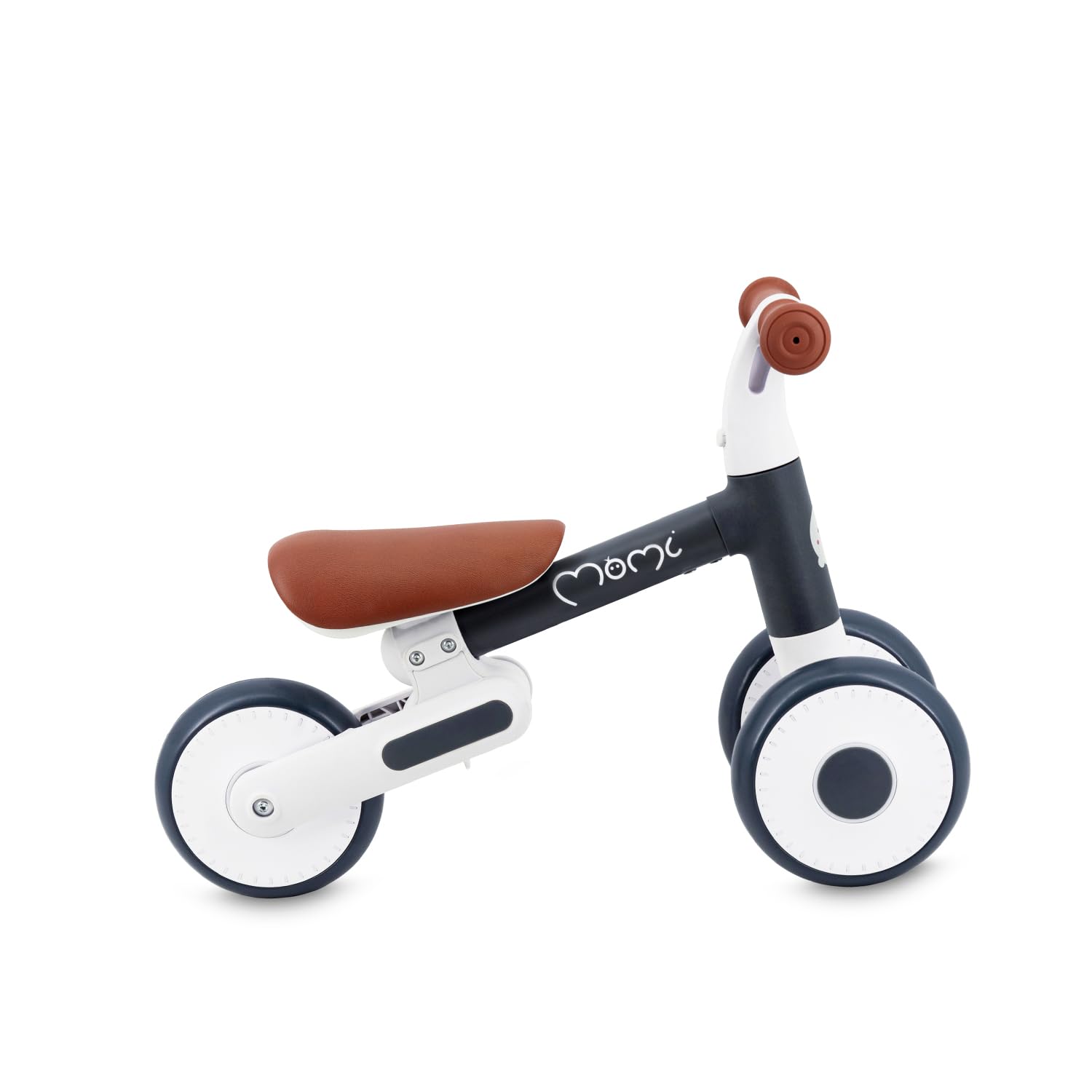 Momi Bicicleta sin Pedales Dex para niñas y niños de 1 a 3 años, Cuadro Plegable, sillín Regulable en Altura, Ruedas de plástico Resistentes a pinchazos, Peso Solo 2 kg