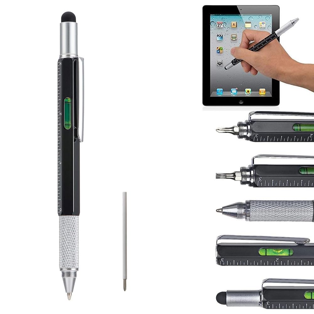 MGNLR Multifunction Pen - 6 in 1 Multitool Pen Set, Touchscreen Stylus, Ruler, Level, Screwdriver Set, Ballpoint Pen | Touchscreen Pen, Ballpoint Pen, Creative Gifts For Men & Women Any Occasion (B0DBLZL7MZ) Amazon Price History, Amazon Price Tracker