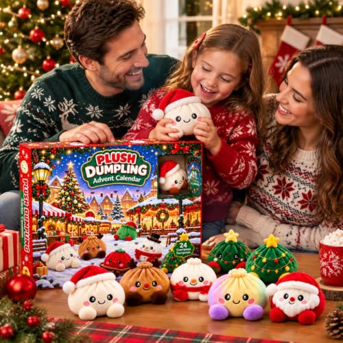 Dumpling Advent Calendar 2026 Plush Mystery Box Christmas Home 24-Day Adult - image 4