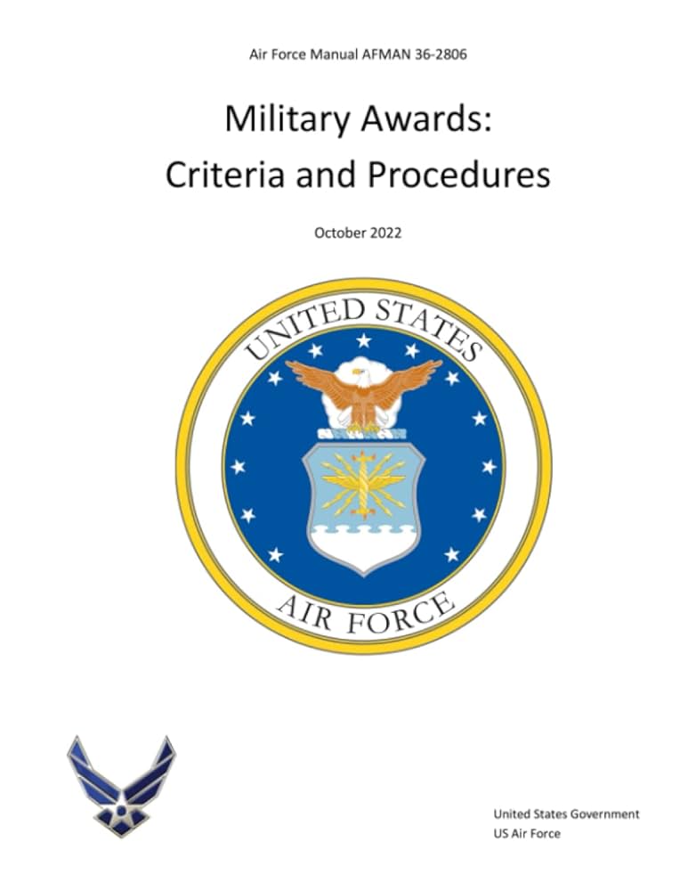 Amazon | Air Force Manual AFMAN 36-2806 Military Awards