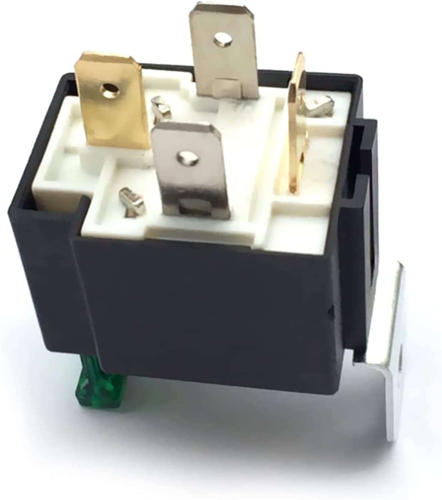 Piezas de recambio 1 Uds., 12V CC 30A, 4 pines, 5 pines, relés automotrices de arranque for coche con fusible, relé CC 12V 30A (Size : 4PIN 12V)