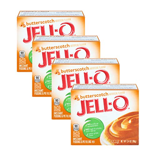 JELLO Jello Instant Pudding and Pie Filling 4 Boxes (Vanilla)3.4 net