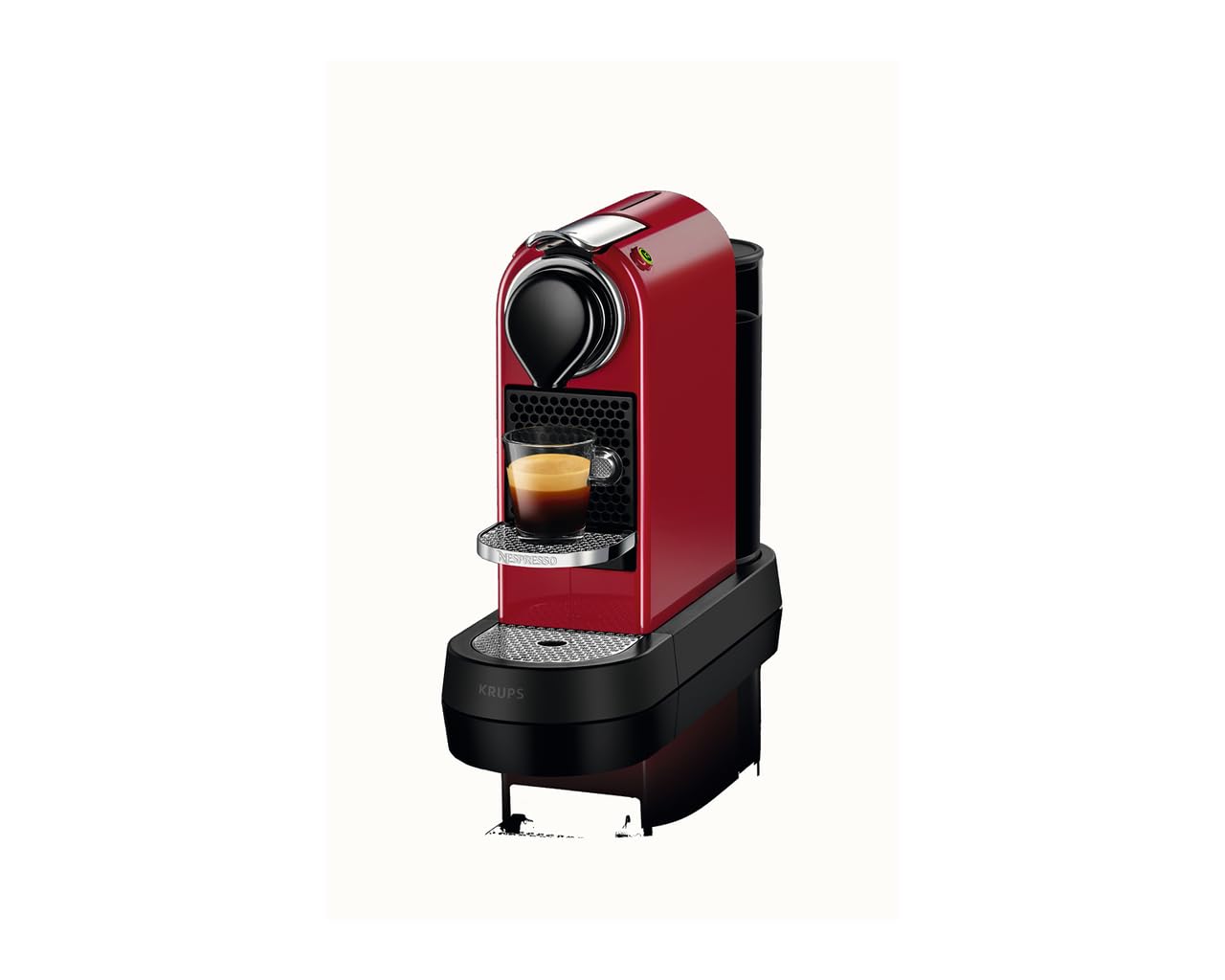 KRUPS Nespresso YY4117FD - Cápsulas (1260 W), color rojo