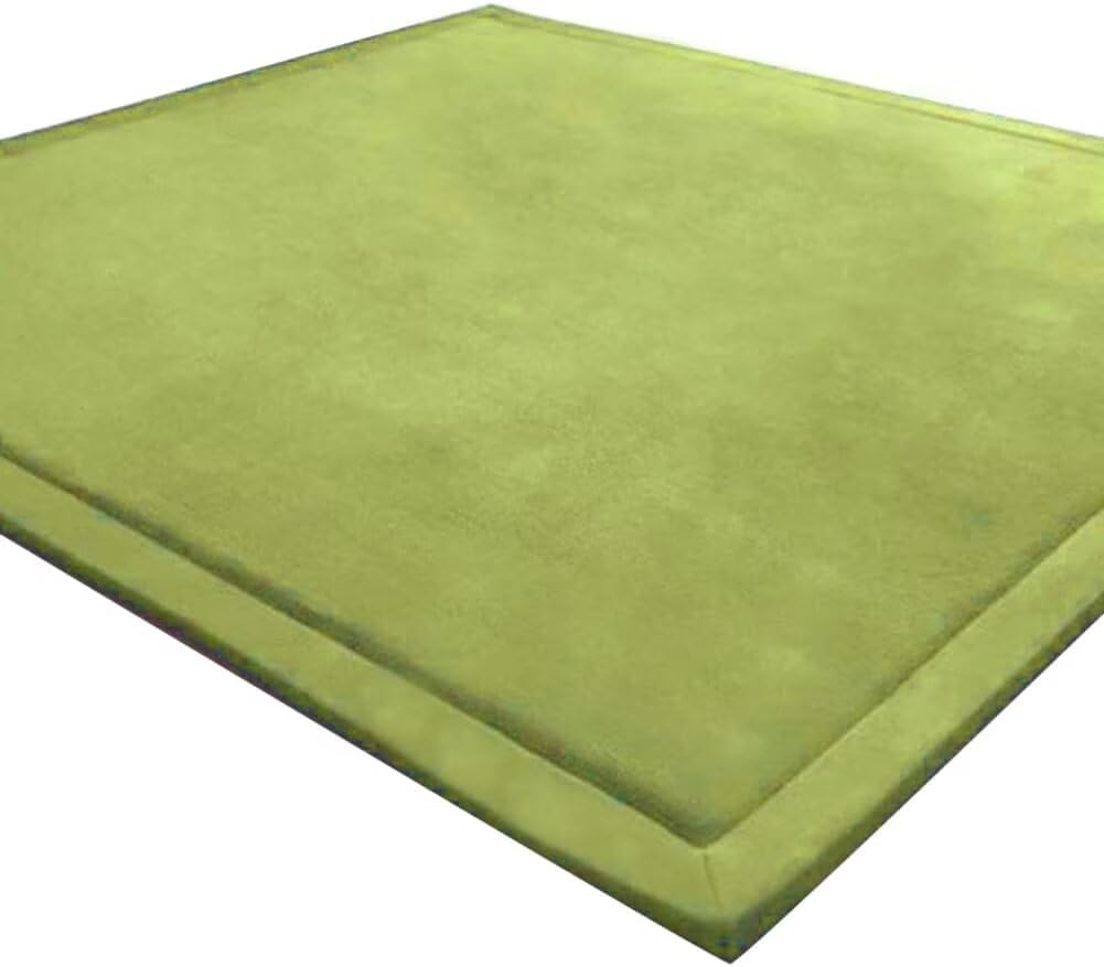 Engrosamiento Coral Terciopelo Alfombra Manta de rastreo para niños Alfombras Suaves de Tatami Antideslizante para niños Enlarge Play Mat (Gris, 150 * 150CM) — view 13
