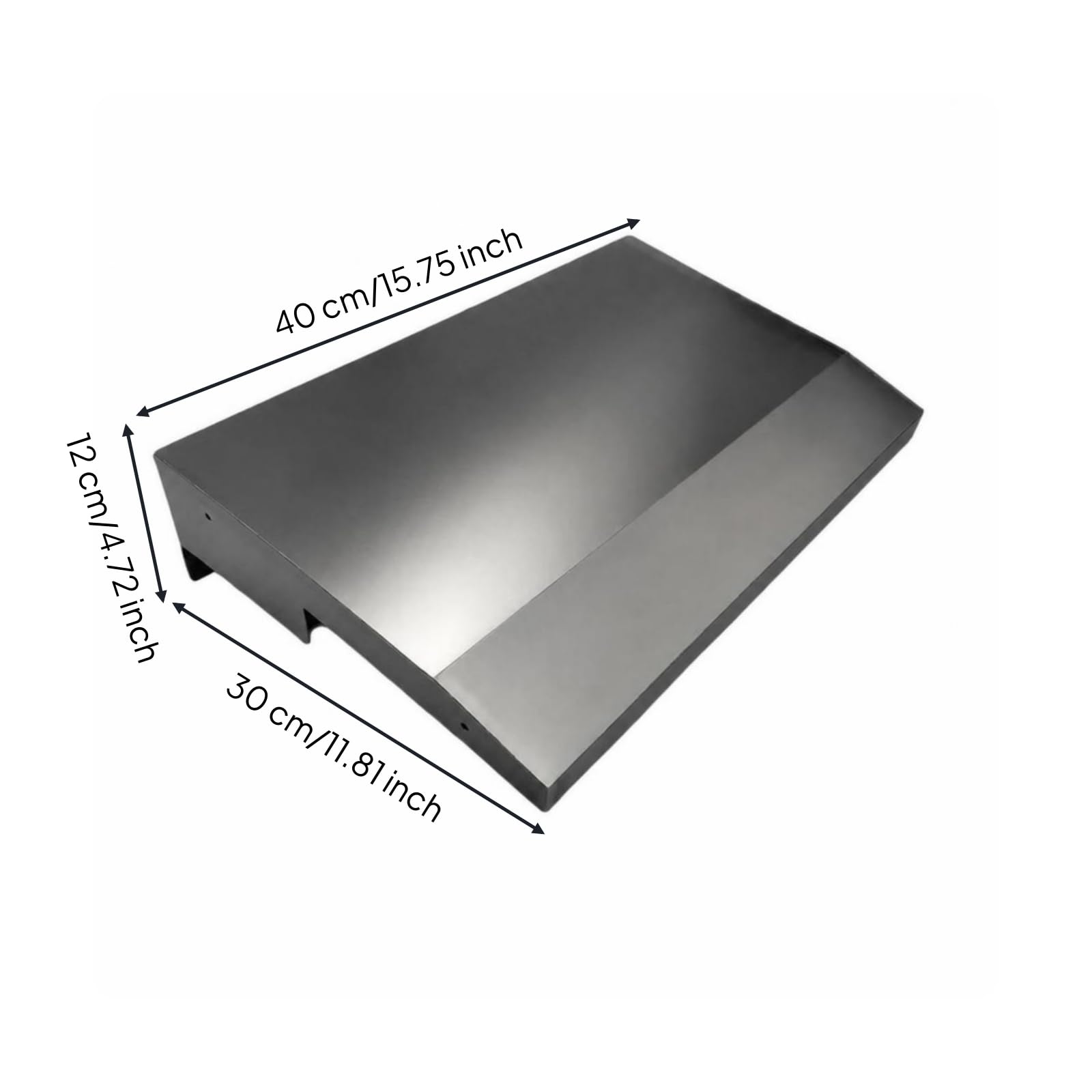 Gralara Copertura per Scatola di Ricarica | Protezione da Pioggia Sole, Tettuccio per Stazione di Ricarica, Antipioggia, Copertura Solare, Esterno, Garage, 400x300x120mm