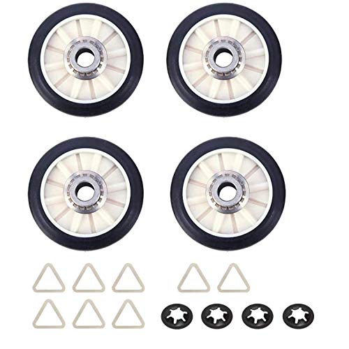 4 Pack 349241T Dryer Drum Roller Kit Replacement For Whirlpool Kenmore Sears 3397590 AP3098345 349241 3397588 337089
