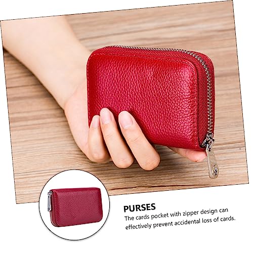 Elegant - Wallet for Cards Compact Accordion Zipper Pouch Slots Theft-resistant Design for Travel and Daily Use2