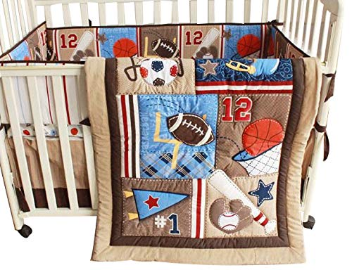 baby boy sports crib bedding sets