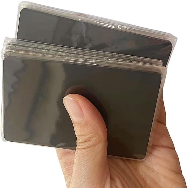 JYJ 100pcs M1 Classic 1k Card，13.56mhz ISO14443A Intelligent Non-Contact Security Access Card (Black)