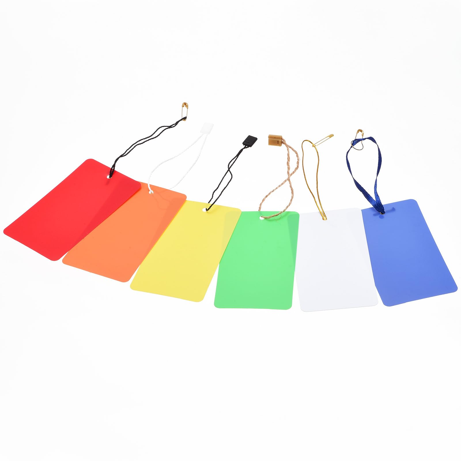 Étiquettes PVC Imperméables – Lot De 100 – 2,5 X 4 Cm – Couleurs Assorties (blanc, Rouge, Jaune, Bleu) – Pour Marquage Extérieur, Valises, Matériel - 6