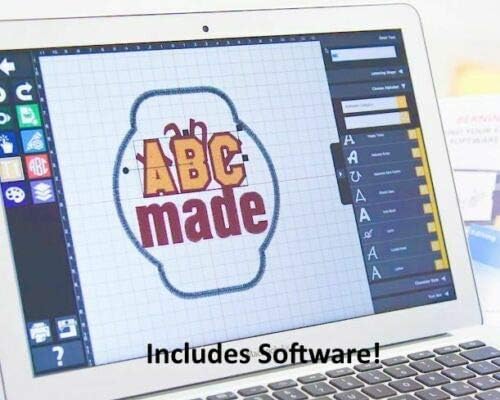 Bernette B79 embroidery software interface