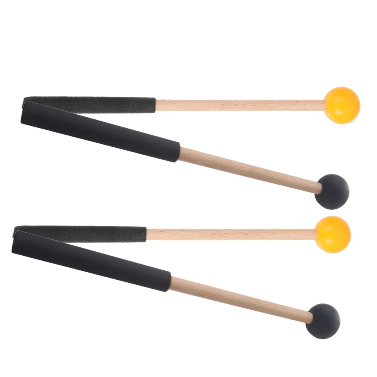 Toyvian 8paare Titel Holzmallets Für Tongue Drum Und Marimba Robuste Percussion-instrumente Mit Langlebigem Kopf Für Musikschüler