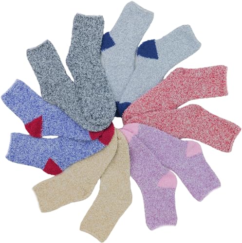 Image of ToBeInStyle Women's Pack of 6 Assorted Style Winter Socks