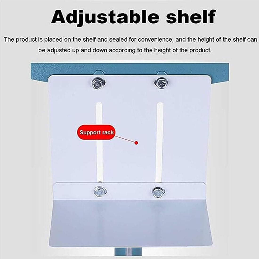 Sigillante a impulso a pedale con taglierina, chiusura a caldo da 300 mm per sigillatrice di sacchetti di plastica, sigillante ad impulsi commerciale per uso industriale