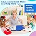 KIKIGOAL Visual Communication Book for Autism and Nonverbal Kids, Visual Behavior Book for Kids Autism Language Vocabulary Learning Materials Special Education Materials for Home & School