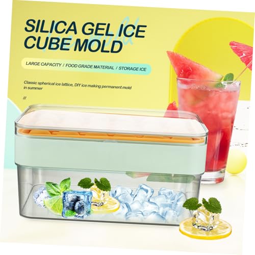 Molde plástico para esferas de hielo con tapa miniatura 5