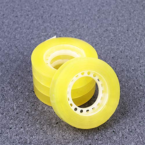 Toyvian Fita transparente para embalagem, 12 peças, para embrulhar presente, escritório, casa, escol