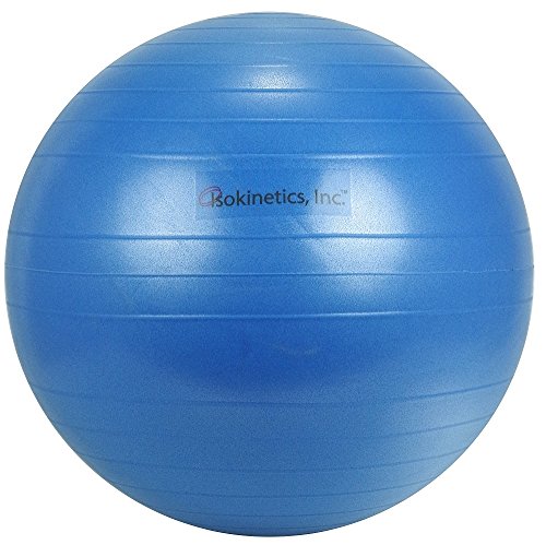 Isokinetics Inc. Brand Exercise Ball - Anti-Burst - 55cm/22 - Blue