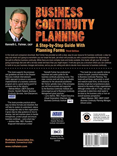 Business Continuity Planning: A Step-By-Step Guide with Planning Forms, 3rd Edition - Image 2