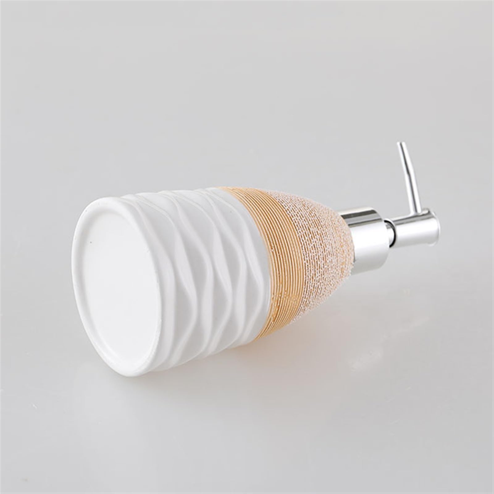 Distributore Di Sapone Per Le Mani Distributore Di Sapone Arancione Per Lozione Detersivo Per Piatti Shampoo, Pompa Per Sapone Spazzolata In Rilievo Bottiglia Di Sapone In Ceramica Per Cucina Distrib
