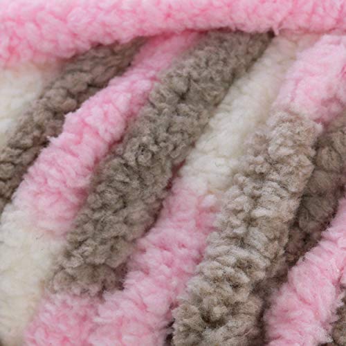 Image of Bernat Baby Blanket Yarn, 3.5 oz, Gauge 6 Super Bulky, Little Petunias