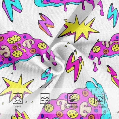 Boys' Underwear Cotton Little Boys Pizza Colorful Briefs Soft Toddler Underwear 2T-8Y3