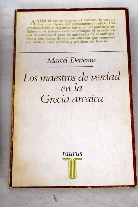 Los maestros de verdad en la Grecia antigua
