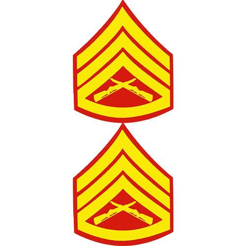 Mitchell ProffittMitchell Proffitt USMC E-6 Staff Sergeant 1.3" Clear Decal 2 pc.