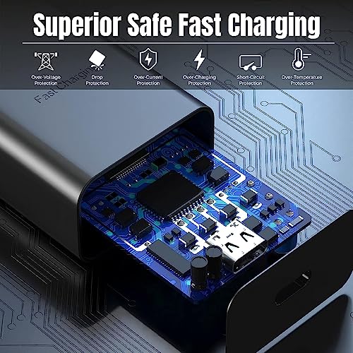 Image of Samsung 25W Type C Super Fast Charger Adapter for Galaxy A16|F16|M16|A06, F06|M06|A15|F15|M15|A05s|F05|M05, M35|F35|A35|A14|F14|M14|S24|5G Mobile Support 25 watt USB c Quick Charging Adaptor, Black