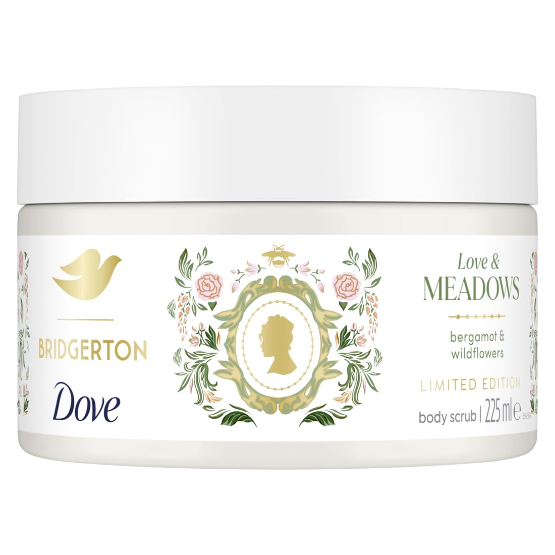 Dove Bridgerton Love & Meadows Peeling 225 ml - Neu