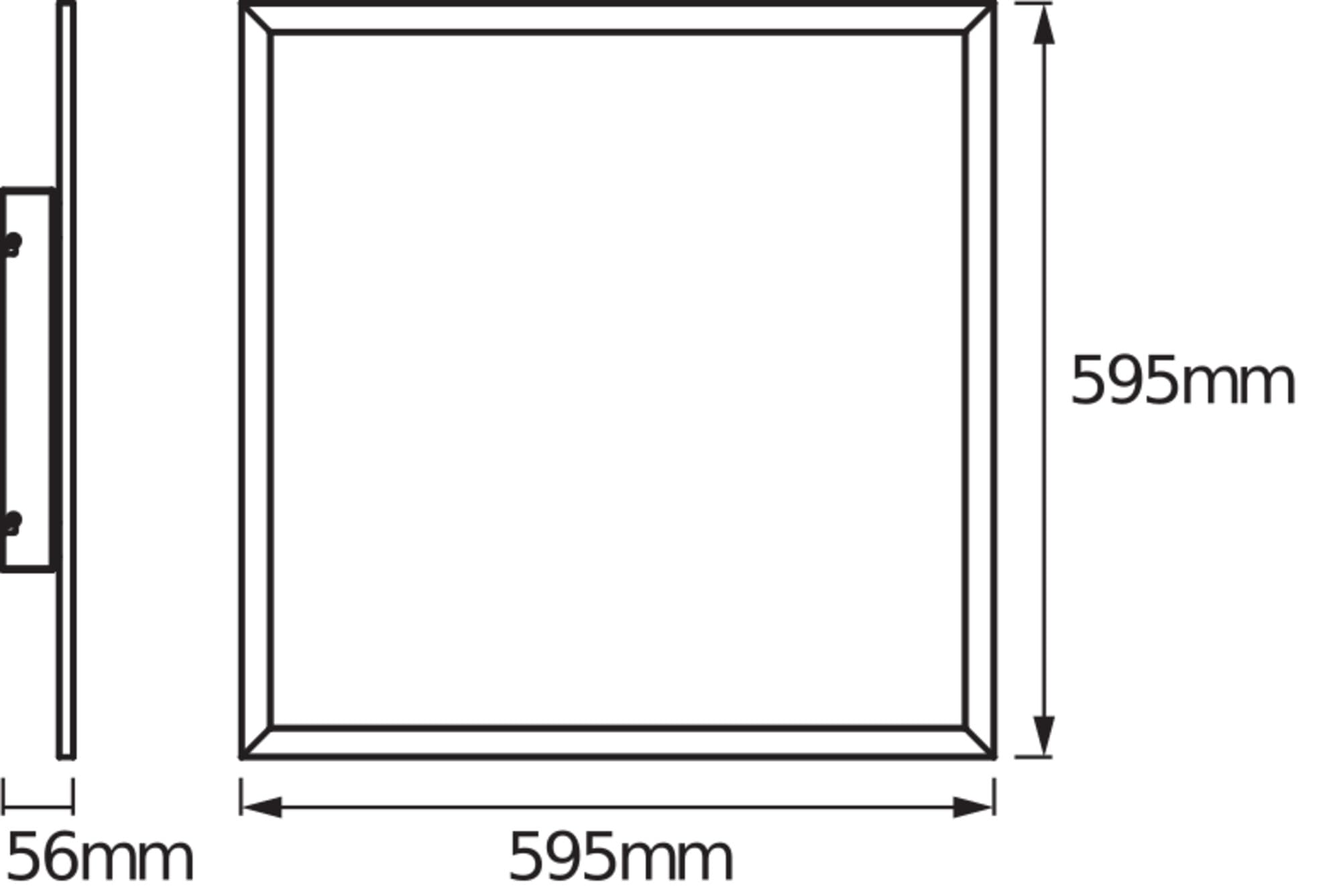 OSRAM SMART+ Matter Planon Plus PANEL LED TUNABLE WHITE, 600x600mm, 36W, 3000lm, 3000-6500K, Matter WLAN