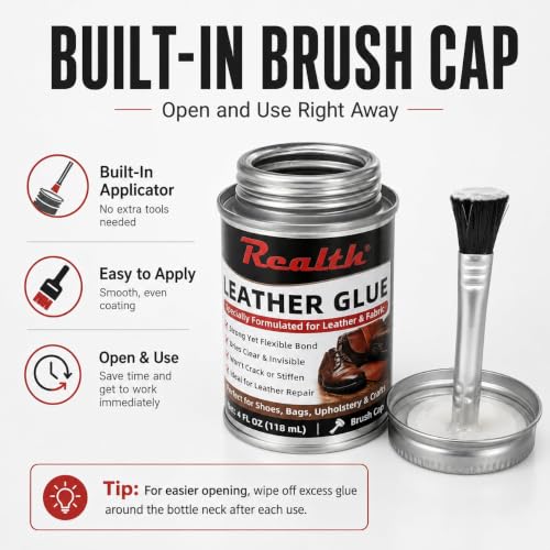 Realth Leather Adhesive Glue 4 oz