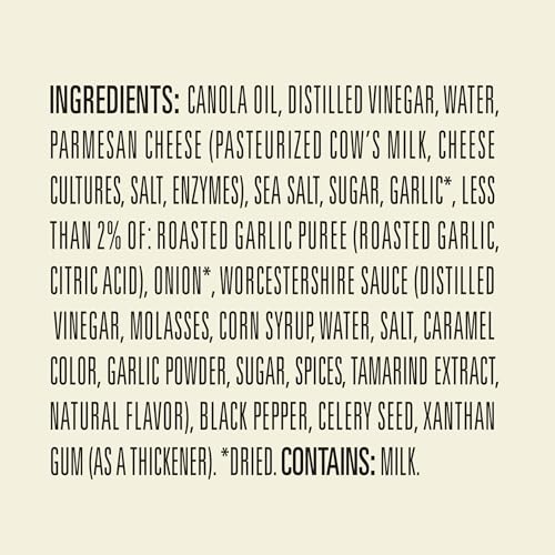 Image of Newman's Own Parmesan & Roasted Garlic Salad Dressing, 16-oz. (Pack of 6)