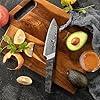 Seido-Knives-5-Piece-Meisai-Damascus-Steel-Knife-Set-Hand-Forged-Quality-with-Exquisite-Damascus-Pattern-Includes-Gyuto-Kiritsuke-Nakiri-Santoku-and-Utility-Chef-Knives Seido Knives 5-Piece Meisai Damascus Steel Knife Set - Hand-Forged Quality with Exquisite Damascus Pattern - Includes Gyuto, Kiritsuke, Nakiri, Santoku, and Utility Chef Knives