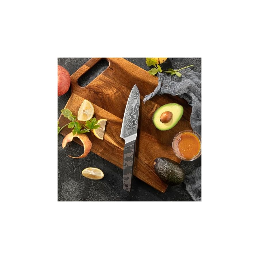 Seido-Knives-5-Piece-Meisai-Damascus-Steel-Knife-Set-Hand-Forged-Quality-with-Exquisite-Damascus-Pattern-Includes-Gyuto-Kiritsuke-Nakiri-Santoku-and-Utility-Chef-Knives Seido Knives 5-Piece Meisai Damascus Steel Knife Set - Hand-Forged Quality with Exquisite Damascus Pattern - Includes Gyuto, Kiritsuke, Nakiri, Santoku, and Utility Chef Knives