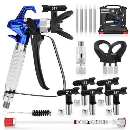 16-Piece High-Pressure Airless Paint Sprayer Kit