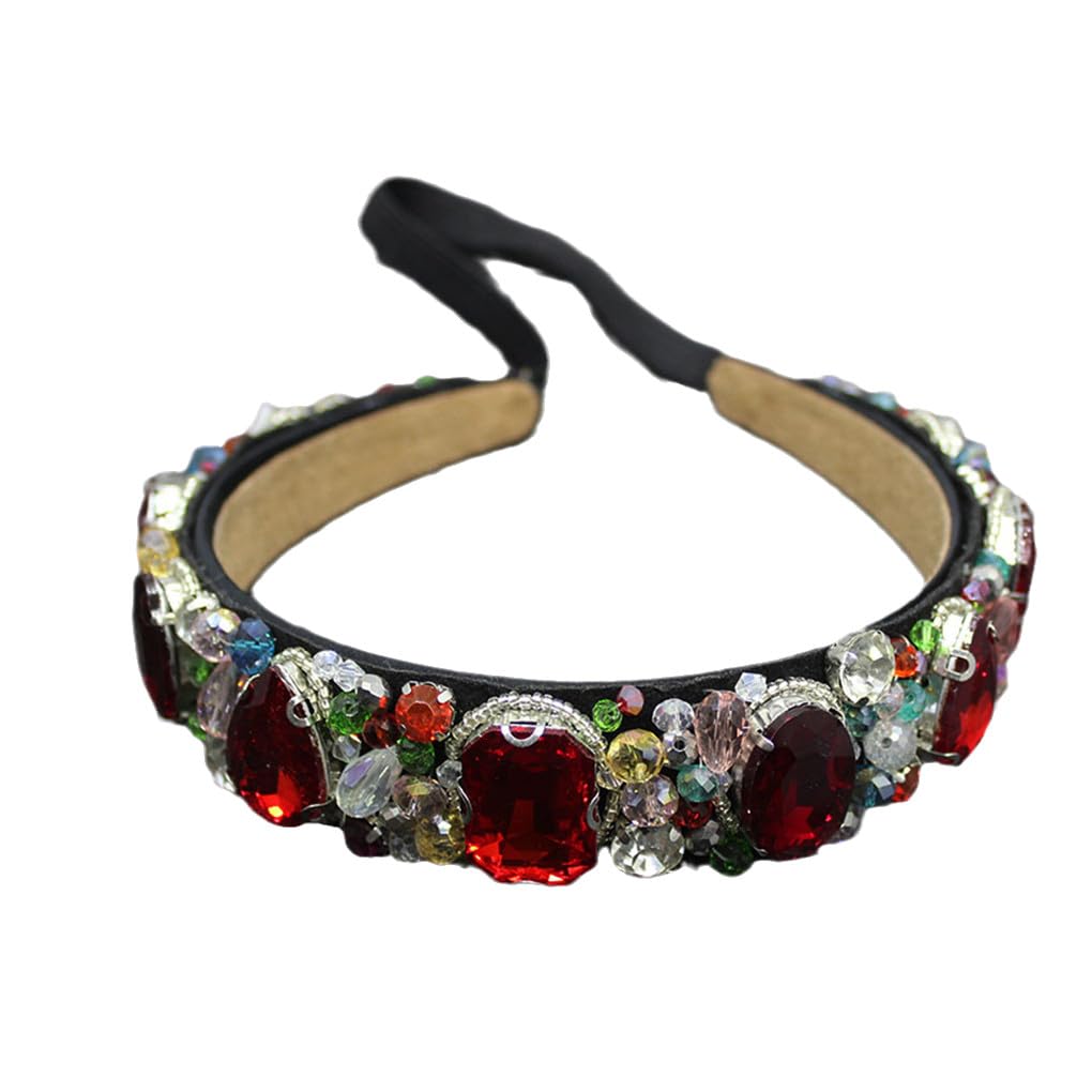 Diadema de cristal para el pelo con diseño de flores vintage, accesorios para fiesta nupcial 2
