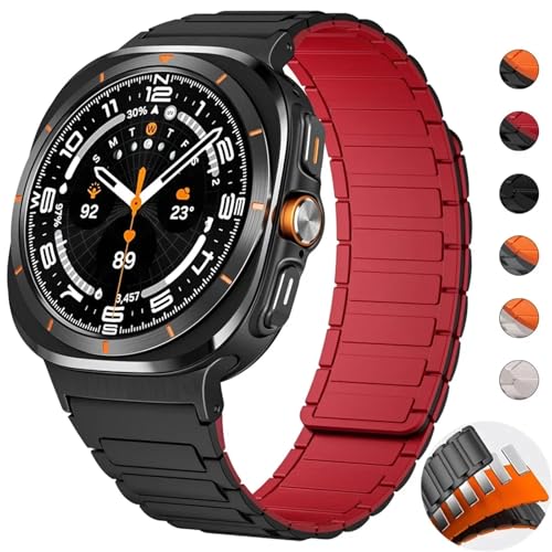 Bracelet magnétique Galaxy Watch Ultra 47mm silicone étanche à boucle rapide - 2