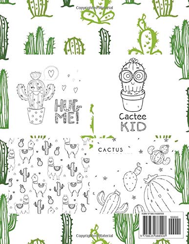 Cactus Coloring Book: Coloring Toy Gifts for Kids or Adults | Cute Easy and Relaxing Realistic Animal Large Print Birthday Gifts image 2