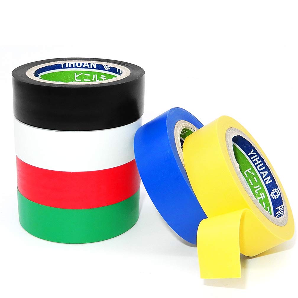 Insulation Tape 6 Pack Mixed Colour 15mm X 15m Electrical Tape PVC Tape Adhesive Gaffer Tape By ALBOYI : Buy Online At Best Price In KSA - Souq Is Now - View #4