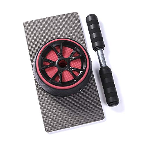 Roda de Rolo Abdominal - Treino de Ginástica Doméstica de Serviço Pesado - para Perda de Peso e Toni