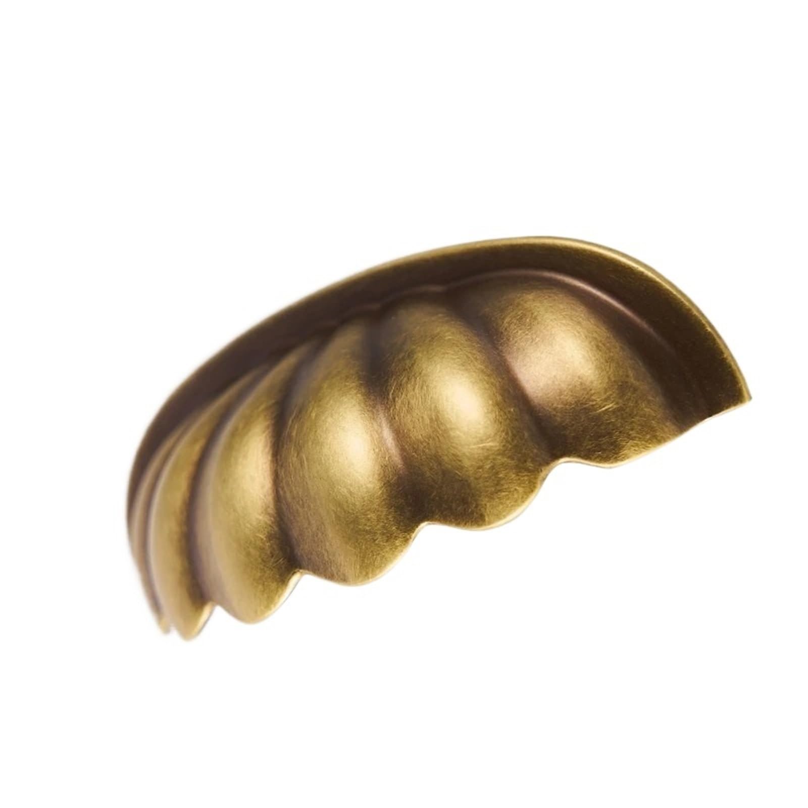 ZHSOAO 4 Pcs Furniture Handles Yellow Bronze Wardrobe Dresser Cupboard Cabinet Shoe Box Knobs for Cabinet Cupboard