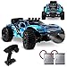 OVERMAX Hooligan duży szybki, zdalnie sterowany samochód, skala 1:10, prędkość 50 km/h, zasięg 100 m, napęd 4 x 4, 40 minut przyjemności z jazdy, oświetlenie LED, koła o średnicy 10 cm
