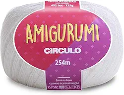 Fio Amigurumi Círculo 125G 8001 - Branco