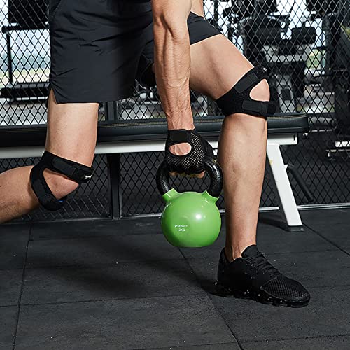 Luvas de Fitness, Luvas de Ginástica de Nylon Confortável Respirável à Prova de Impacto Antiderrapan