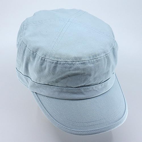 Image of The Vintage Year Heavy Stitching Washed Cotton Cadet Hat - Durable Military Baseball Cap for Men & Women, Outdoor Casual Wear